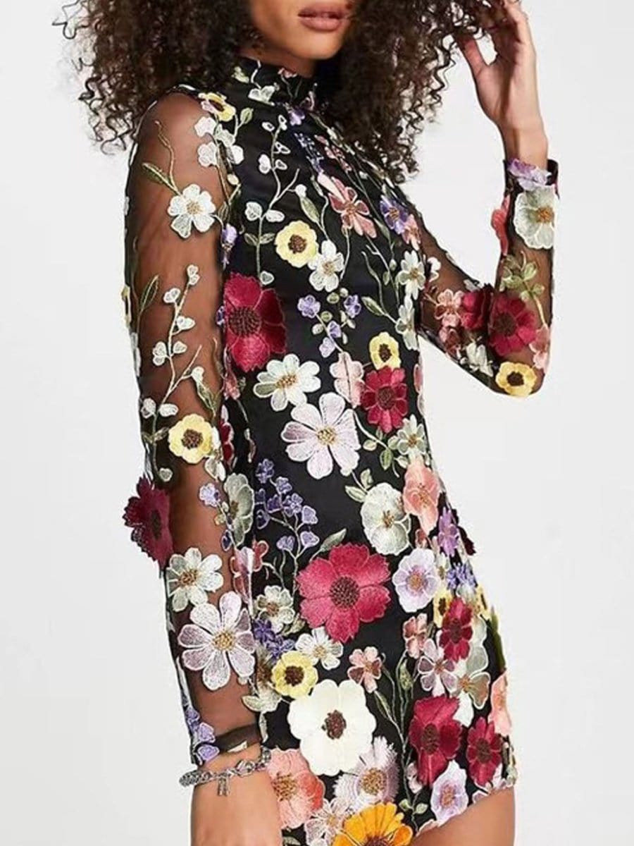 Charlotte Floral Mini Dress