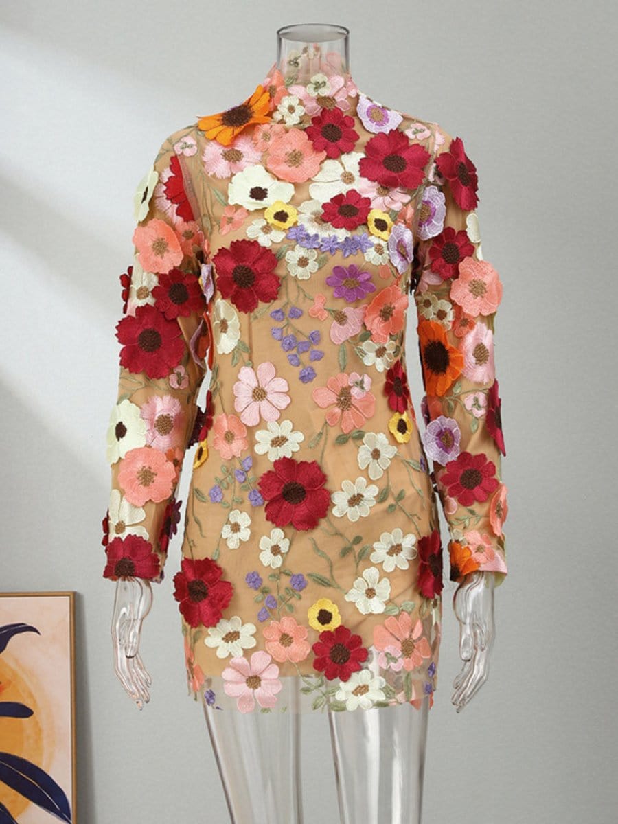 Charlotte Floral Mini Dress