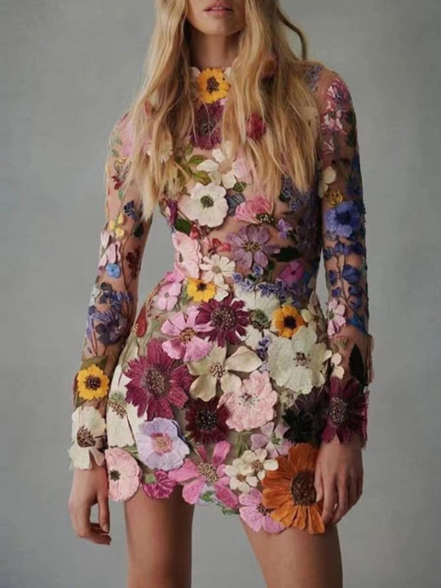 Charlotte Floral Mini Dress