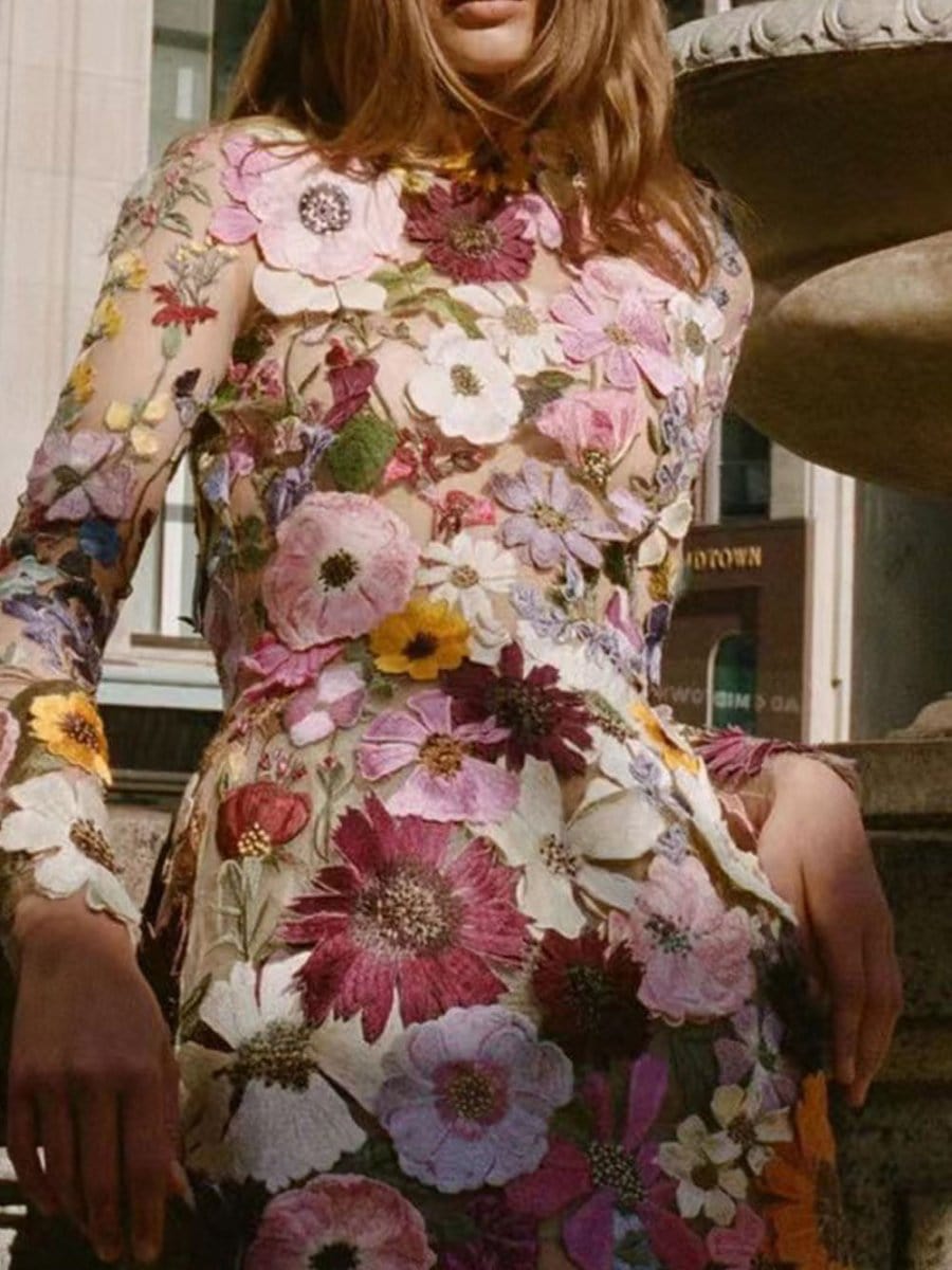Charlotte Floral Mini Dress