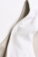 Crew Neck Sleeveless Structured Woven Sheath Mini Dress