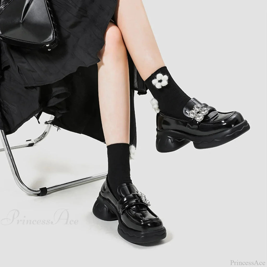 Chunky Leather Elevated Informal Sneaker