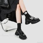 Chunky Leather Elevated Informal Sneaker