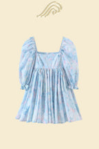 Karen Boutique Mini Doll Dress with Ruffles and Print Designer Edit