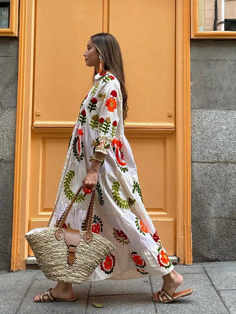 Nuria Statement Boho Summer Dress Boutique Collection