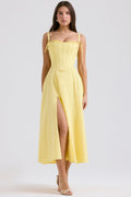 Allegra Timeless Midi Dress with Corset Everyday Luxe Edit