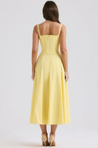 Allegra Timeless Midi Dress with Corset Everyday Luxe Edit
