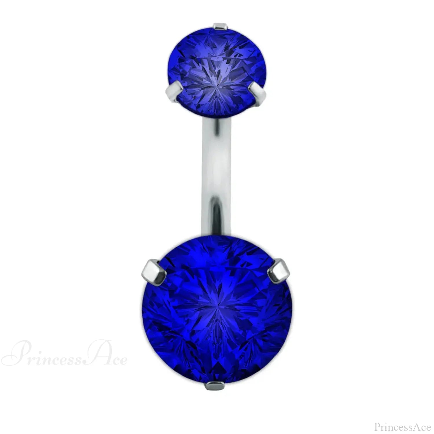 Clear Circular Medieval Surgical Belly Ring