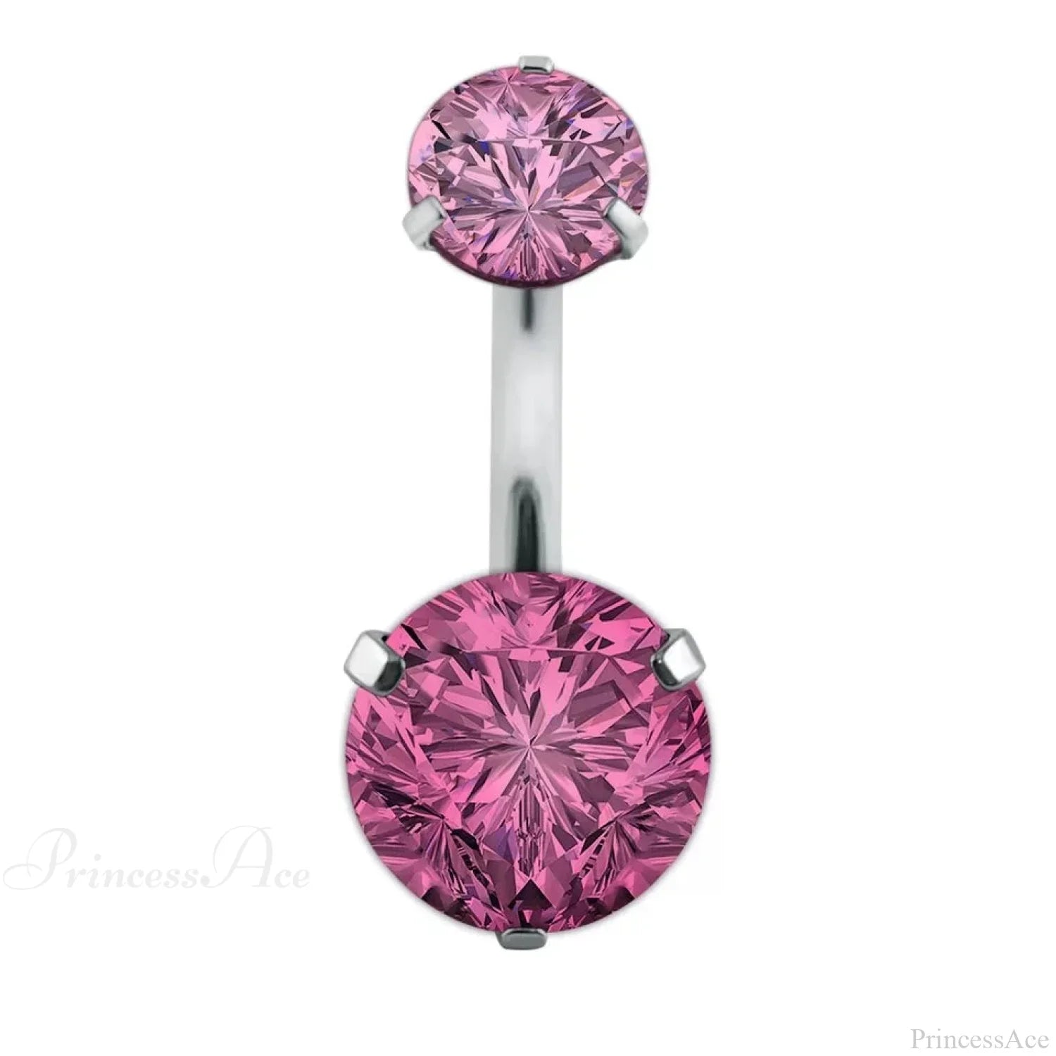 Clear Circular Medieval Surgical Belly Ring