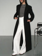 Collar Pocket Blazer Coat