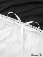 Delicate Lace Hollow Splicing Sexy Slim Crop Top