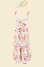 Guadalupe Premium Flared Midi Dress with Print Chic Silhouette Collection