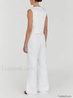 Cotton Casual Pants Set