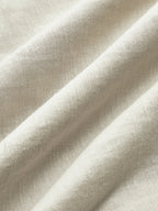 Cotton And Linen Pleated Cutout Long Dress
