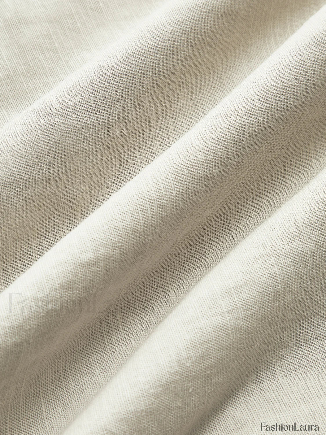 Cotton And Linen Pleated Cutout Long Dress