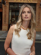 White Cotton And Linen Sleeveless Long Dress