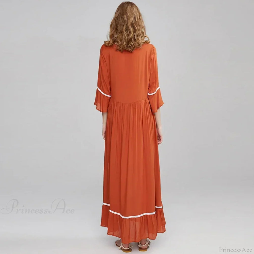 Cotton Rayon Boho Dress
