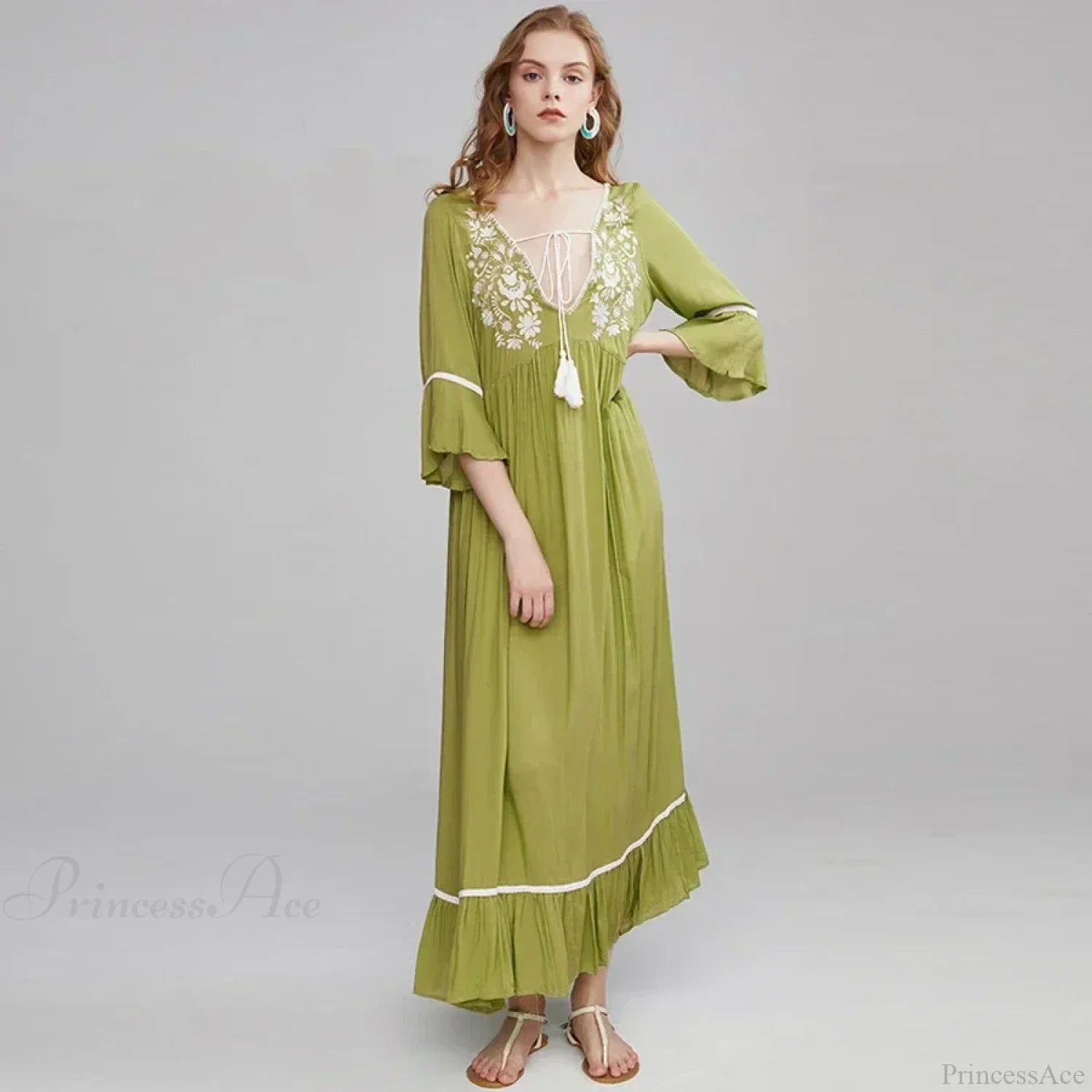 Cotton Rayon Boho Dress