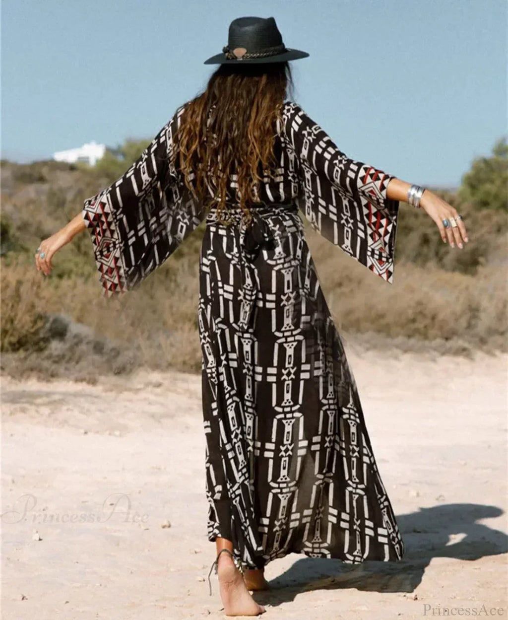 Cotton Rayon Kimono Robe Bikini Cover-up