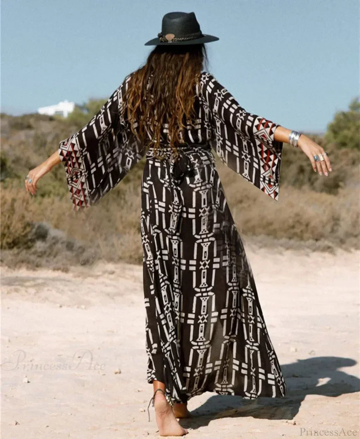 Cotton Rayon Kimono Robe Bikini Cover-up