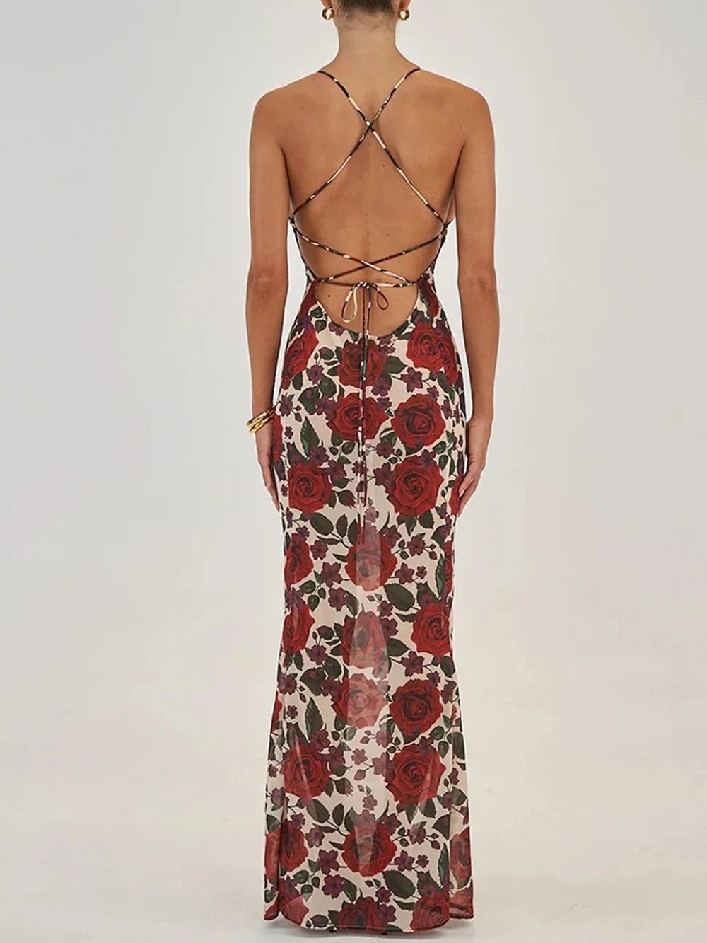 Courtney Backless Bodycon Maxi Dress