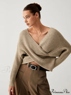 Cross My Heart Trendy Oversized Crop Sweater
