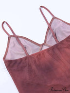 Cross Over Halter Trendy Mesh Crop Cami Top