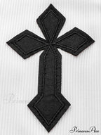 Gothic Printed Cross Mini Dress