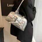 Cute Bow Tie PU Leather Underarm Shoulder Bag