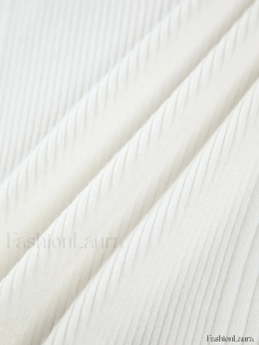 Cutout Split Beads Detail Ribbed Knit Top
