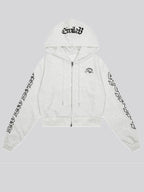 Retro Cross Letter Print Hoodie Sweatshirts