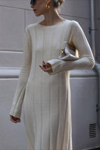A-Line Maxi Sweater Dress