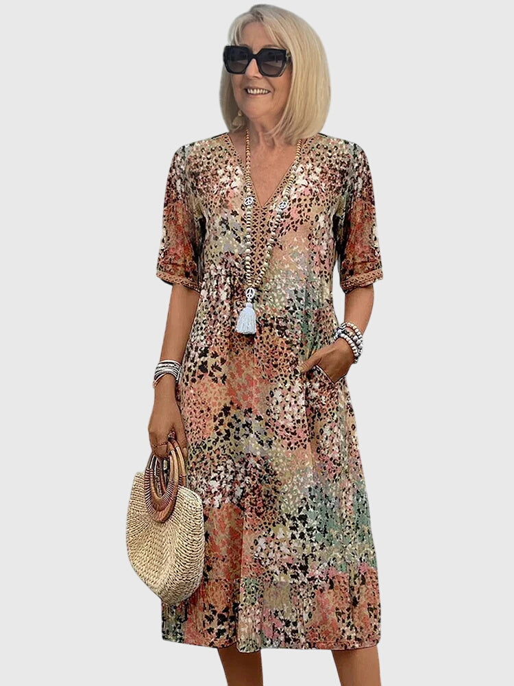 | Floral Midi Dress