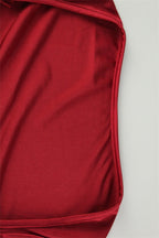 Strapless Crop Top High Waist Bodycon Maxi Skirt Set