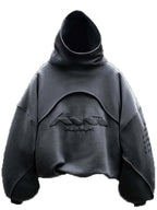 Trendy Casual Multicolored Printed Hoodie