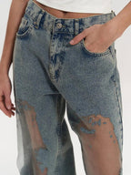 American-Style Retro Vixen Boyfriend Jeans