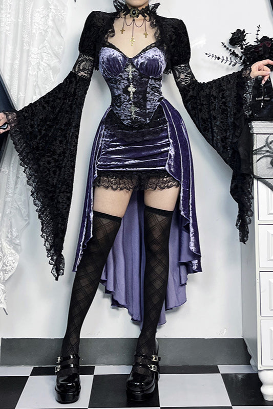 Fishtail Bodycon Gothic Dress