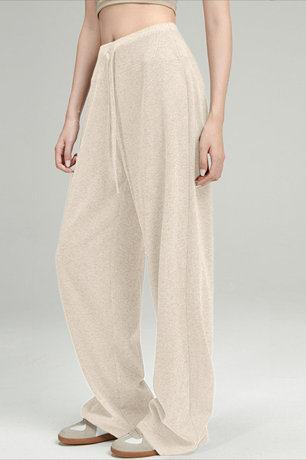 Long Color Block Yoga Knit Pants