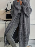 | Longline Cardigan in Cozy Material