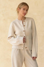 Long Sleeve Fashion Knitted Sweater Cardigan