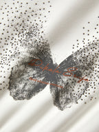 Butterfly Print Oversized Hoodie