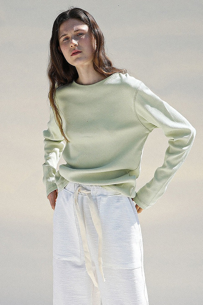Classic Round Neck Knit Top