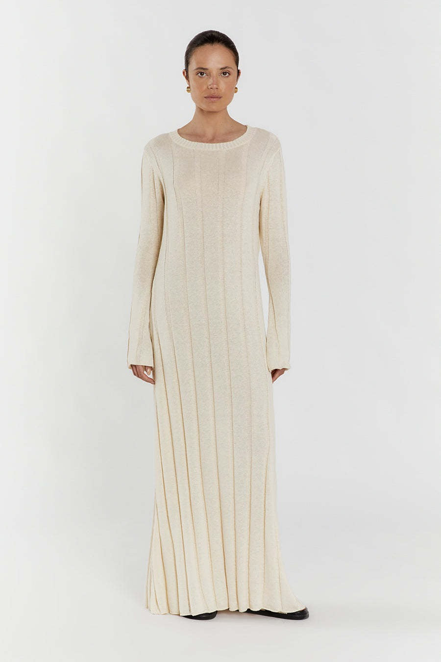 A-Line Maxi Sweater Dress