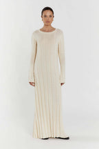 A-Line Maxi Sweater Dress