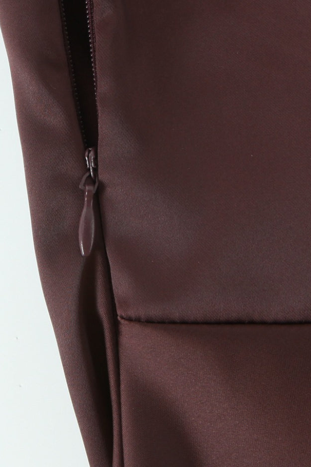 Square Neck Tie Waist Bodycon Mermaid Prom Dress