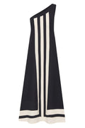 Striped Off-shoulder Dress