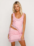 Sexy Bodycon Mini Skirt 2 Piece Set