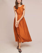 Sunset Backless Resort Dress