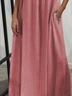 Full Size Ruffled Strap Flowy Maxi Dress Plus Size