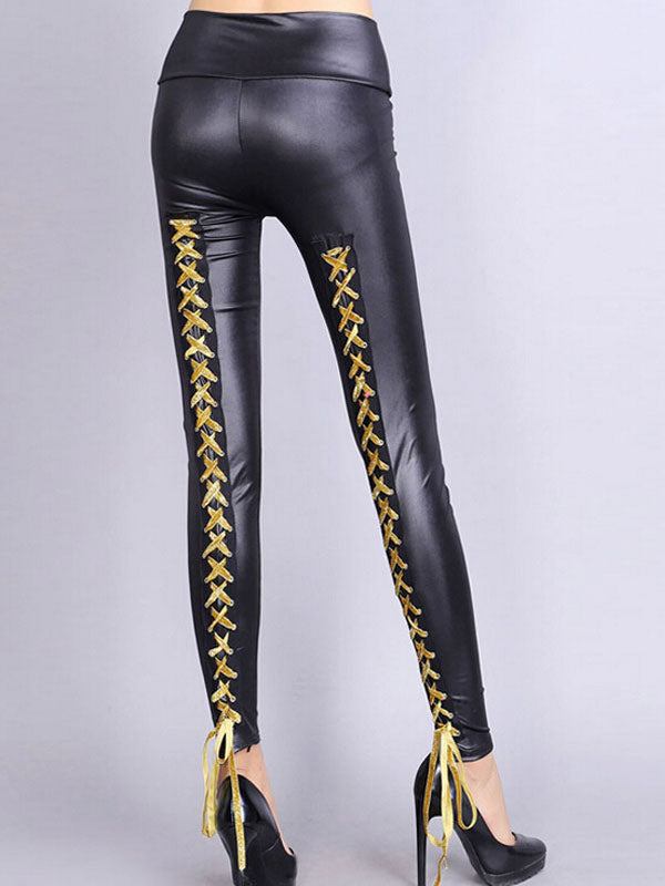 Lace-up Leggings